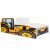 Mama Kiddies 140x70-as gyerekágy traktor dizájnnal sárga színben - matraccal