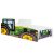 Mama Kiddies 140x70-as gyerekágy traktor dizájnnal zöld színben - matraccal
