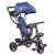 Fix Lite 3in1 tricikli szülőkormánnyal és lábtartóval kék színben (360°-ban forgatható ülés)