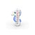 Nuvita csikóhal alakú vízhőmérő - kék