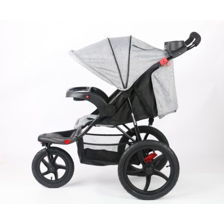BOXING DAY - Mama Kiddies IRun futó sport babakocsi kiegészítőkkel szürke színben + ajándék lábzsák