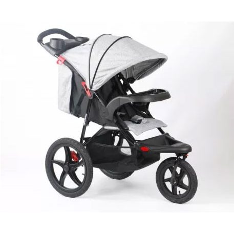 BOXING DAY - Mama Kiddies IRun futó sport babakocsi kiegészítőkkel szürke színben + ajándék lábzsák