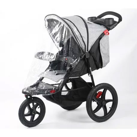 BOXING DAY - Mama Kiddies IRun futó sport babakocsi kiegészítőkkel szürke színben + ajándék lábzsák