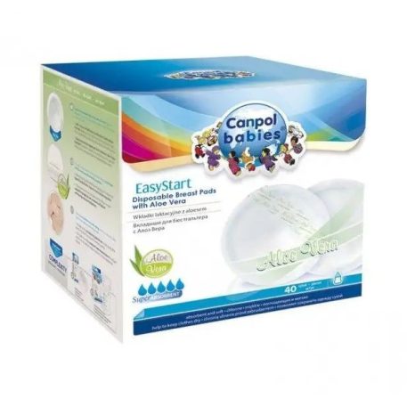Canpol babies EasyStart melltartóbetét Aloe Verával 40 db