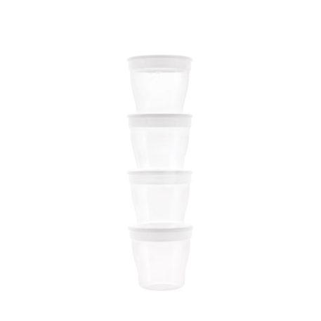 Canpol babies Poháriky na uskladnenie materského mlieka (aj zmrazením) 180ml 4ks