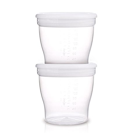 Canpol babies Poháriky na uskladnenie materského mlieka (aj zmrazením) 180ml 4ks