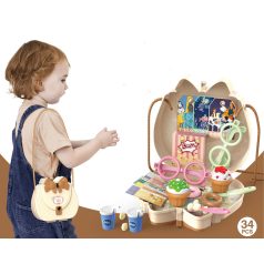 34 dielna detská taška cez rameno 