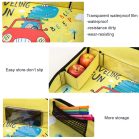 Prenosný stôl s potlačou dino – fialová