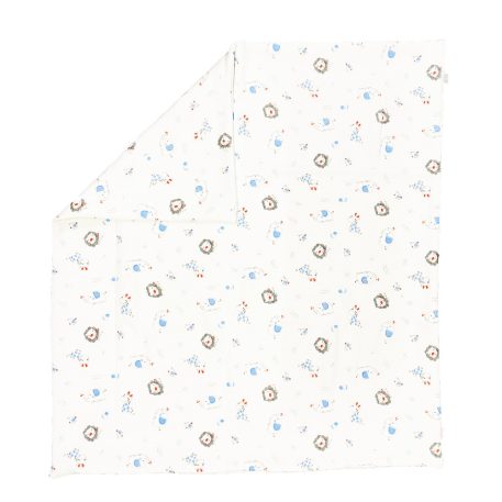 Detská žakárová deka hrubá dvojstenná hladká 80*90 cm - chlapec