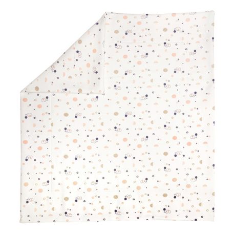 Detská žakárová deka hrubá dvojstenná hladká 80*90 cm - chlapec