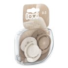 LOVI Silikónový dynamický cumlík Harmony 2ks 0-3m Girl