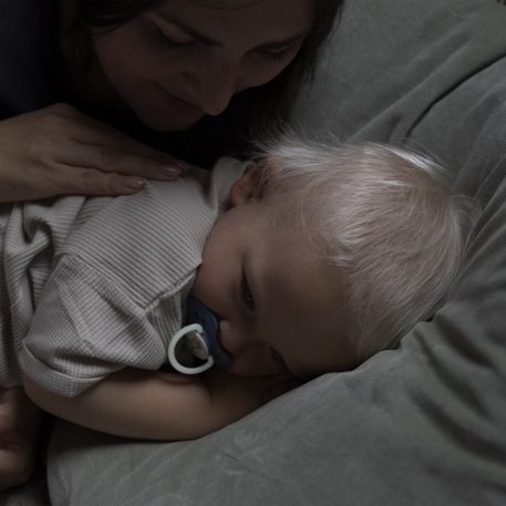 LOVI Cumlík dynamický silikónový NIGHT&DAY 3-6m 2ks chlapec