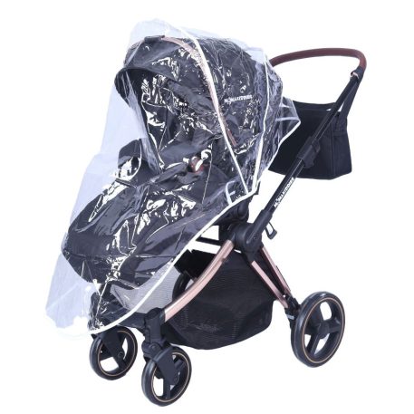Mama Kiddies Luxury 3az1-ben multifunkciós babakocsi fekete színben + ajándék lábzsák