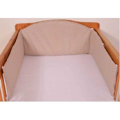   Oblúkový mantinel do detskej postieľky – 200 × 25 cm – béžový