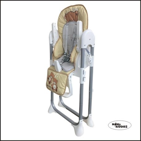 Mama Kiddies ProComfort NewLine bézs maci mintás multifunkciós etetőszék + Ajándék