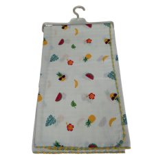 Textilná  osuška/prikrývka77x78 cm - ovocie