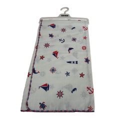 Textilná osuška/prikrývka 77x78 cm - námorník