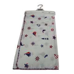 Textilná osuška/prikrývka 77x78 cm - námorník