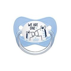   NIP Family latexový cumlík na hranie 0-6 mesiacov 2ks - chlapci