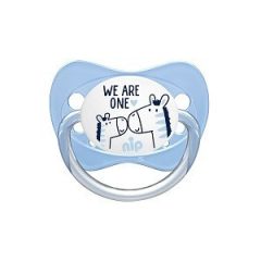   NIP Family latexový cumlík na hranie 0-6 mesiacov 2ks - chlapci