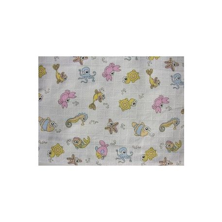 Baby Bruin Tetra osuška 90x140 cm so vzorom - dievčenské