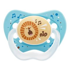   NIP Life silikónový cumlík na hranie 0-6 mesiacov 2ks - chlapec