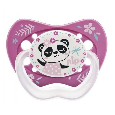 NIP Life silikónový cumlík na hranie 0-6 mesiacov 2ks - chlapec