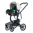 Mama Kiddies Icon 3 v 1 multifunkčný kočík s príslušenstvom v béžovej farbe + Darček