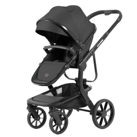 Mama Kiddies Icon 4v1 multifunkčný kočík s príslušenstvom v čiernej farbe s ISOFIX základňou + Darček