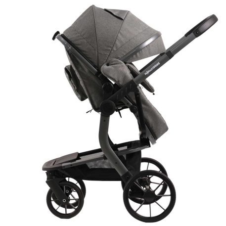 Mama Kiddies Icon 4v1 multifunkčný kočík s príslušenstvom v sivej farbe s ISOFIX základňou + Darček