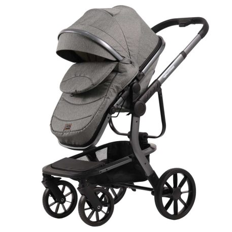 Mama Kiddies Icon 4v1 multifunkčný kočík s príslušenstvom v sivej farbe s ISOFIX základňou + Darček