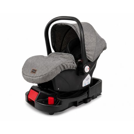 Mama Kiddies Icon 4v1 multifunkčný kočík s príslušenstvom v sivej farbe s ISOFIX základňou + Darček