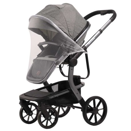Mama Kiddies Icon 4v1 multifunkčný kočík s príslušenstvom v sivej farbe s ISOFIX základňou + Darček