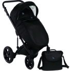 Mama Kiddies Max 500 3-v-1 multifunkčný kočík v čiernej farbe s doplnkami + Darček