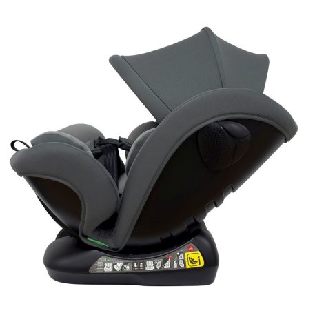 Mama Kiddies Nova Luxe i-Size autosedačka upevnenie bezpečnostným pásom – tmavo šedá (40–150 cm) + DARČEK cestovný vankúš