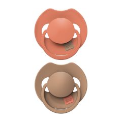   LOVI Cumlík silikónový dynamický PRIME 6-18m 2ks Granola/Orange