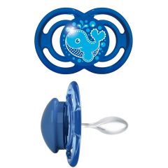 MAM Perfect silikonový cumlík 6+ mesiacov - chlapčenské