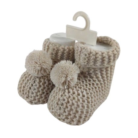 Pletené topánky - béžová