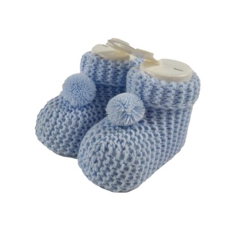 Pletené topánky - modré