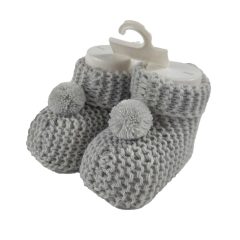 Pletené topánky - sivé