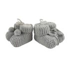 Pletené topánky - sivé