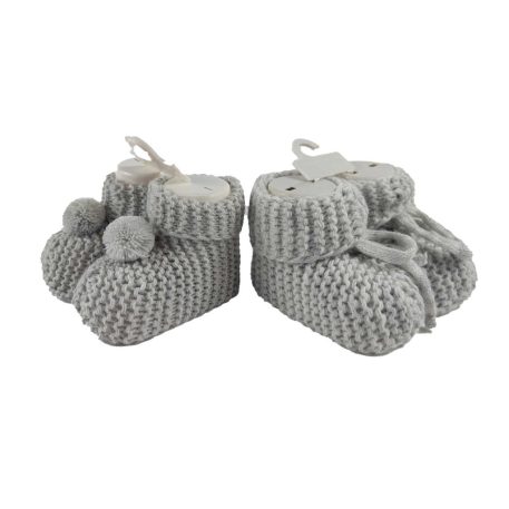Pletené topánky - sivé