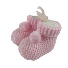 Pletené topánky - ružové