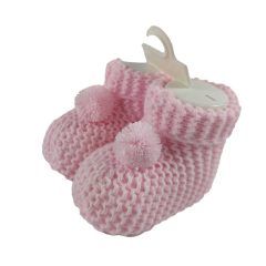 Pletené topánky - ružové