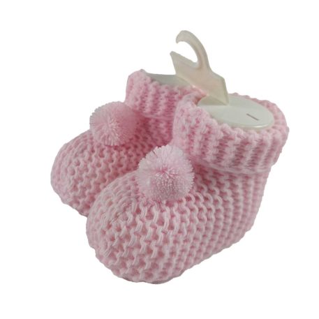 Pletené topánky - ružové