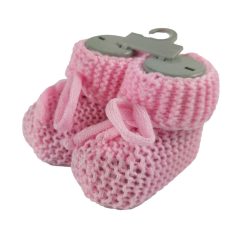 Pletené topánky - ružové