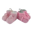 Pletené topánky - ružové