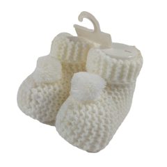 Pletené topánky - biele