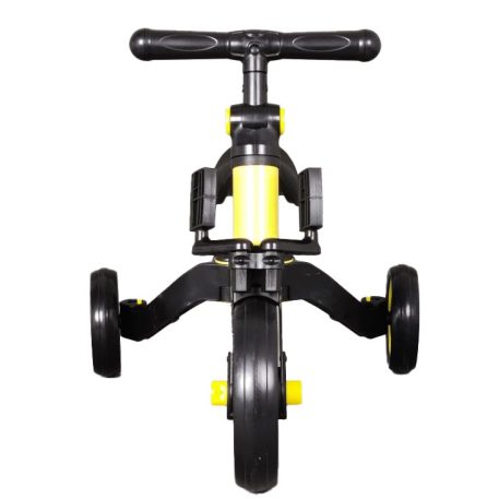 Mama Kiddies Ethan MultiTrike 2v1 trojkolka prerobiteľná na odrážadlo v žltej farbe