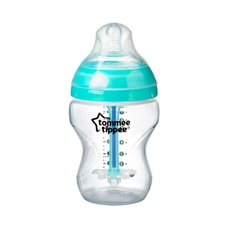 Tommee Tippee Advanced Anti-Colic dojčenská fľaša 260 ml – tyrkysová